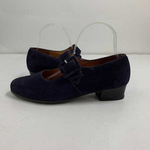 Beautifeel Women's Mary‎ Jane Suede Thick Strap And Buckle Heel Shoe Size 8/41 - Picture 7 of 15